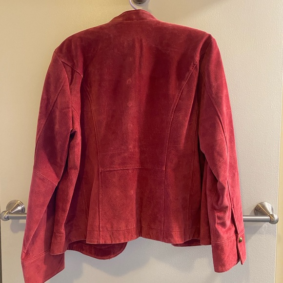 Red Suede Jacket - Picture 5 of 6